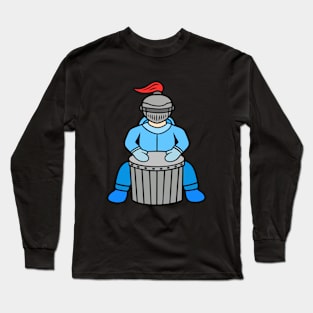 Cute hand drum knight Long Sleeve T-Shirt